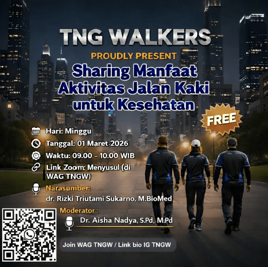 Sharing Manfaat Aktivitas Jalan Kaki untuk Kesehatan